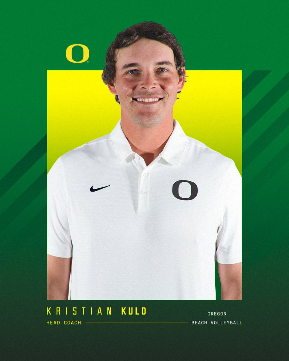 Kristian Kuld named head coach of Oregon Beach Volleyball.

📰 bit.ly/3SB1OAp

Welcome to Eugene, Coach Kuld! #GoDucks