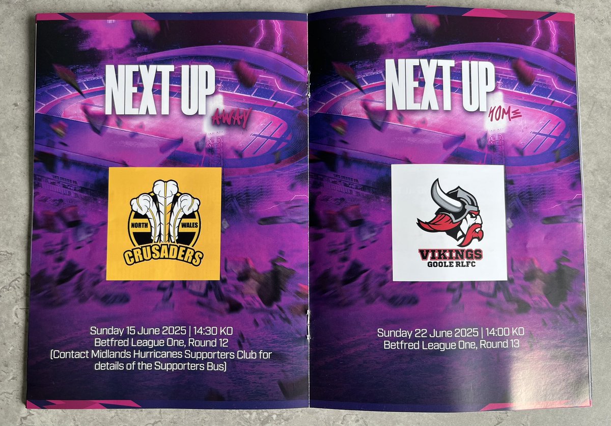 Carl Abraham (@cabraham3287) on Twitter photo π£οΈWhat a couple of fixtures to kick start the M62 π supporters group! Time to get behind everyone <a href="/HurricanesRLFC/">Midlands Hurricanes RLFC</a> and letβs get on board & enjoy this exciting journey together.
π§ abraham3287@hotmail.co.uk for more βΉοΈ
#DARETODREAM
#BEACANE π£οΈWhat a couple of fixtures to kick start the M62 π supporters group! Time to get behind everyone <a href="/HurricanesRLFC/">Midlands Hurricanes RLFC</a> and letβs get on board & enjoy this exciting journey together.
π§ abraham3287@hotmail.co.uk for more βΉοΈ
#DARETODREAM
#BEACANE