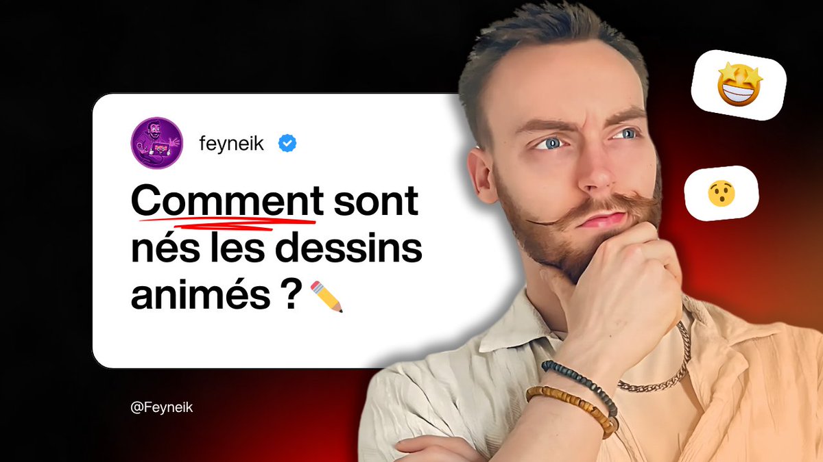 Feyneik's tweet photo. Hey,
je me suis posé une question, alors j'y réponds en vidéo ! 
Comment sont nés les dessins animés ?🤔
- https://t.co/F7YGZ9cCuk

Après plusieurs crashs de mon logiciel de montage, elle est enfin prête ! https://t.co/Hr09c82n0s