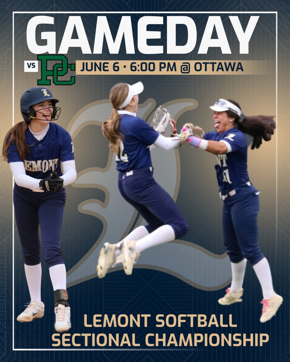 Lemont Softball (@lemont_softball) on Twitter photo SECTIONAL CHAMPIONSHIP! See you in Ottawa as we take on Providence at 6 PM! Tickets can be purchased on Gofan, or at the game. <a href="/LHS210Athletics/">Lemont Athletics</a> #WeAreLemont #family
gofan.co/app/school/IHSA SECTIONAL CHAMPIONSHIP! See you in Ottawa as we take on Providence at 6 PM! Tickets can be purchased on Gofan, or at the game. <a href="/LHS210Athletics/">Lemont Athletics</a> #WeAreLemont #family
gofan.co/app/school/IHSA