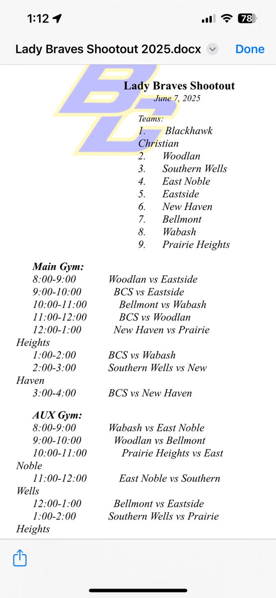 Excited to host our 6th annual shootout! Come check out some good teams tomorrow in action!!
