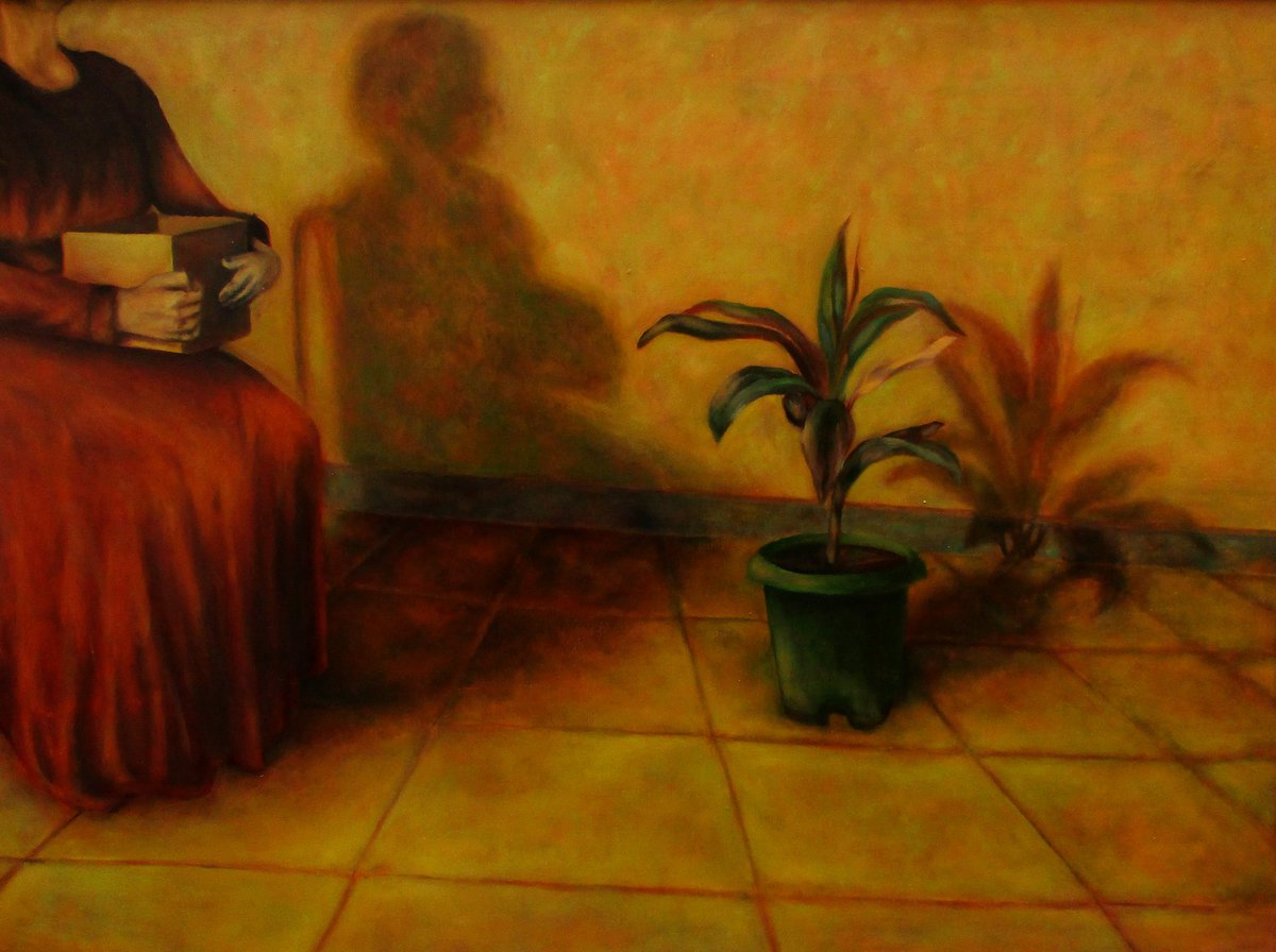 Green Plant in the Orange Room