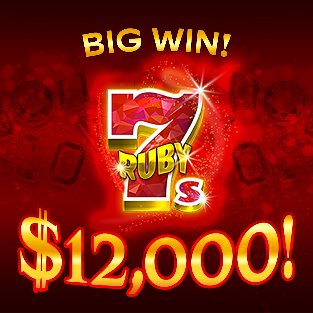 iLottery winner! A man from Wakefield won $12,000 playing the eInstant, “Ruby Sevens!” Play this game and more on our app or website: bit.ly/4kulyBT