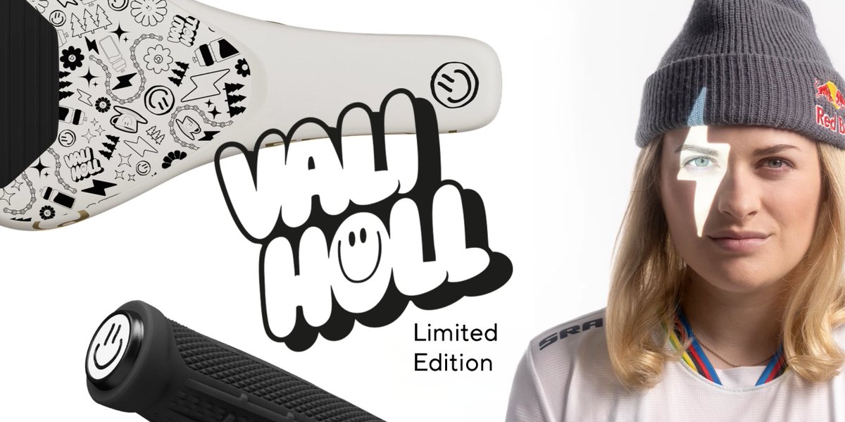 Vali Höll has been rocking the DH scene for years and more than deserves her own Limited Edition signature Ergon GDH Team grips and SM Downhill saddle. Sign up today to get yours! ergonbike.shop/collections/va…