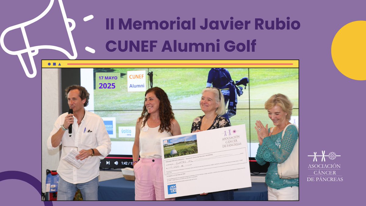 🏌️‍♂️El 17/5 se celebró la 2ª edición del Memorial Javier Rubio · CUNEF Alumni Golf. 
 
Un encuentro lleno de emoción, memoria y solidaridad, que ha recaudado 4.000 €.
  
Gracias a la familia, amigos y comunidad Alumni por mantener viva su huella.

#ACANPAN #CUNEFAlumni