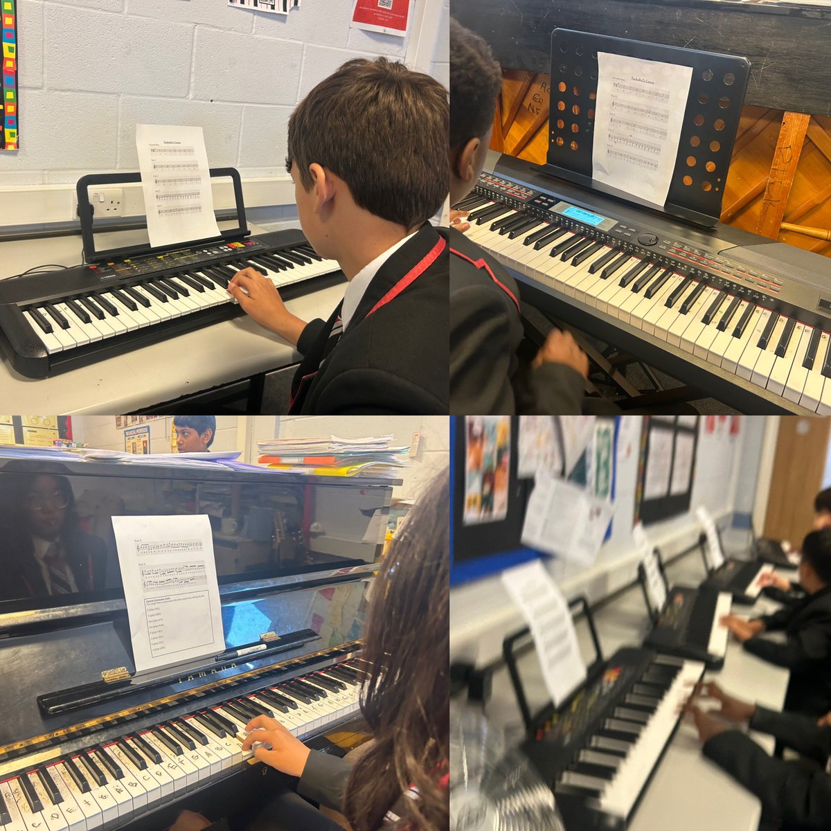 This week Year 7 students explored  Pachelbel’s Canon. We just had to create a medley of the many songs that use this chord sequence! 🎶