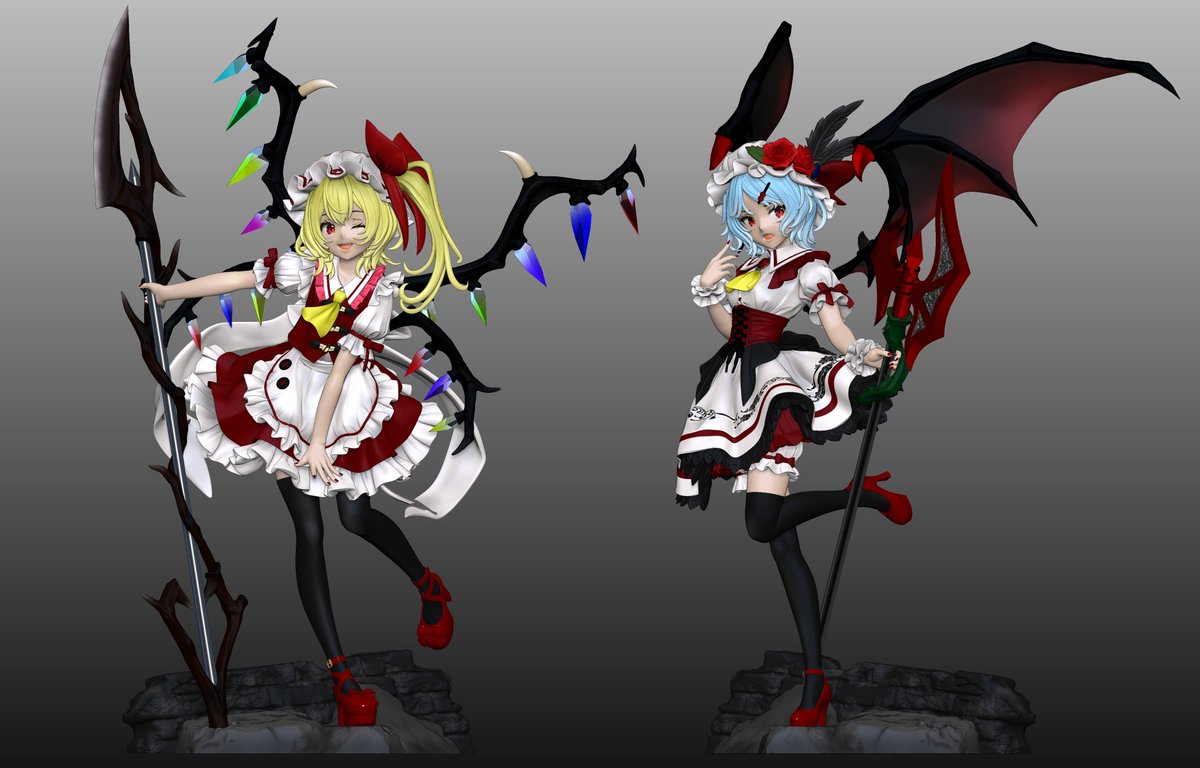 お嬢様
#レミリア・スカーレット 
#フランドール・スカーレット