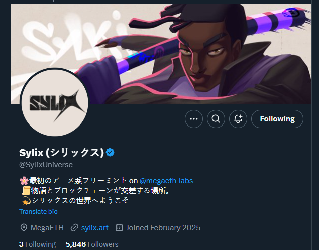 Loki 😈 (@lokithebird) on Twitter photo 2x WL giveaway x Sylix Universe
Supply: 999 Genesis*
*main collection will be a free mint on MegaETH
▪️ Follow <a href="/SylixUniverse/">Sylix (シリックス)</a> + <a href="/lokithebird/">Loki 🎭</a>
▪️ Comment with your EVM wallet
More spots for our members <a href="/NFTrenaissance_/">NFT Renaissance 🎭</a>
Will pick 2 winners in 48h 2x WL giveaway x Sylix Universe
Supply: 999 Genesis*
*main collection will be a free mint on MegaETH
▪️ Follow <a href="/SylixUniverse/">Sylix (シリックス)</a> + <a href="/lokithebird/">Loki 🎭</a>
▪️ Comment with your EVM wallet
More spots for our members <a href="/NFTrenaissance_/">NFT Renaissance 🎭</a>
Will pick 2 winners in 48h