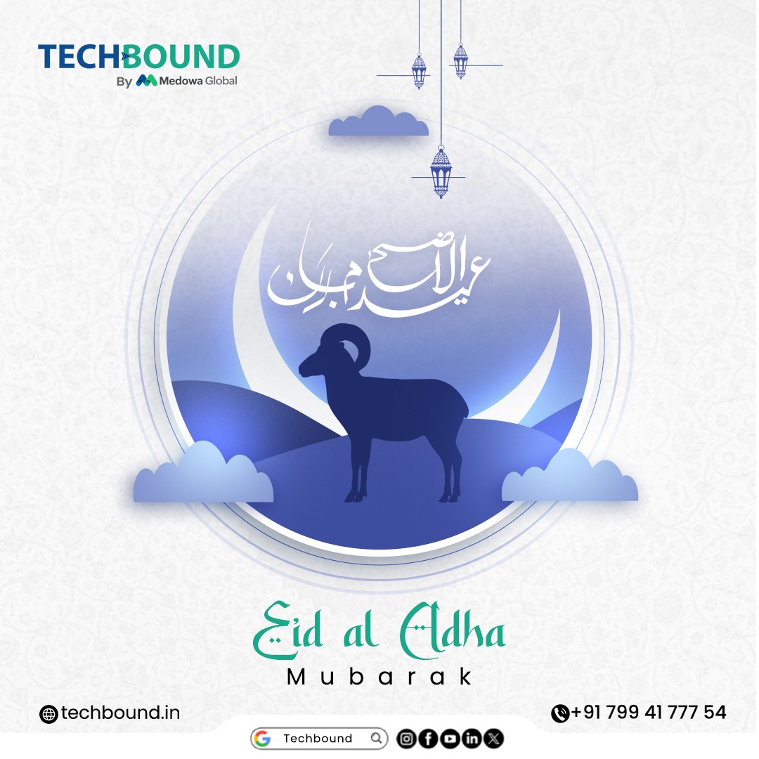 TechBoundDgtl's tweet image. 𝐓𝐞𝐜𝐡𝐁𝐨𝐮𝐧𝐝 Wishing you a joyous 𝐄𝐢𝐝 𝐀𝐥 𝐀𝐝𝐡𝐚 filled with love, peace, and happiness!

#eidmubarak #eidmubarak2025 #EidAlAdha2025