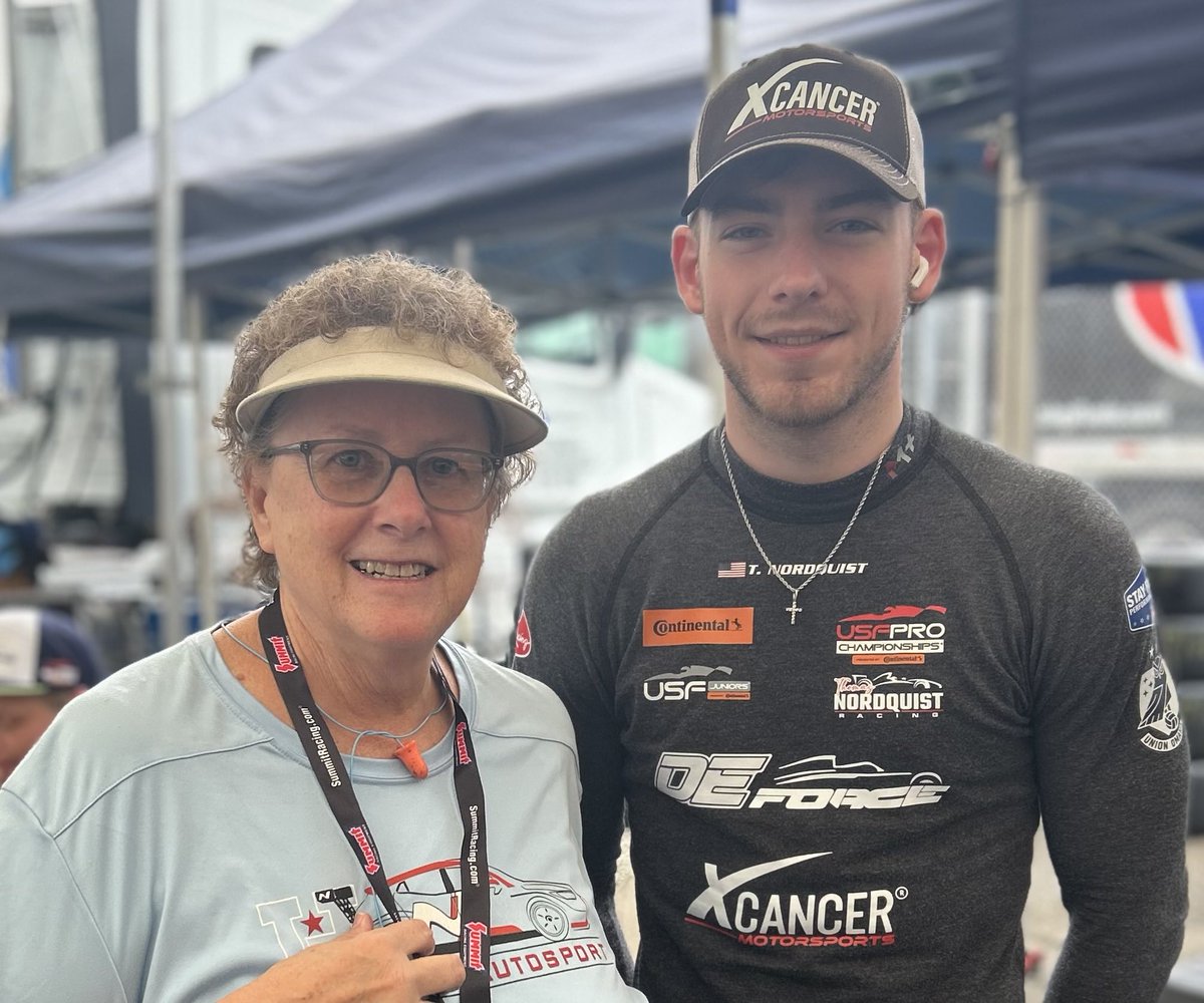 CkyLady's tweet photo. Great to see #ThomasNordquist this morning at @USFJuniors @Mid_Ohio! Let’s go @DEForceRacing #XCancer https://t.co/468HYeWjsf