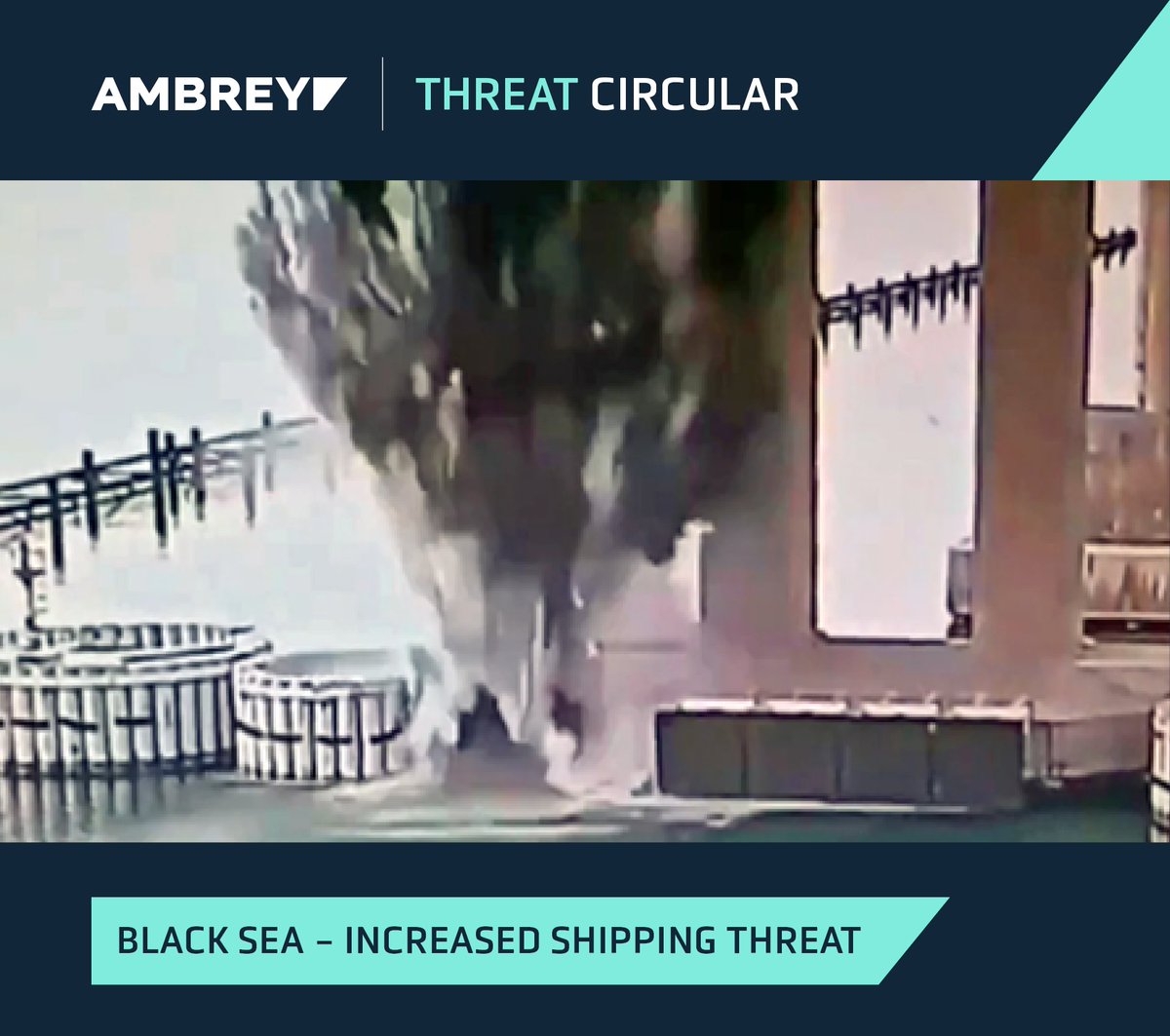 AMBREY – THREAT CIRCULAR: Black Sea
> > >  ambrey.com/operations/eve…

For more information about our services:
🔹 AMBREY – RISK ANALYTICS 
> > > ambrey.com/risk-analytics

#MaritimeIndustry #MaritimeRisk #Russia #Ukraine #Ambrey