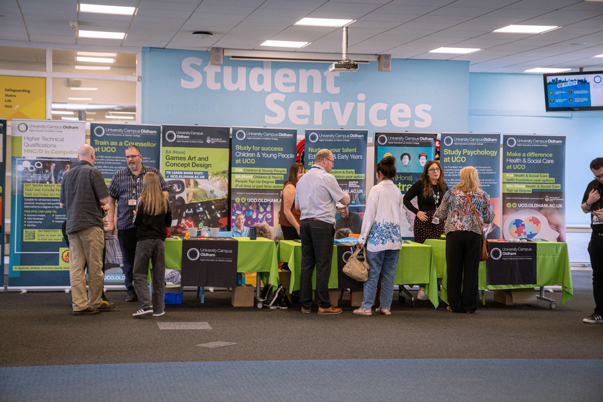Join us at Oldham College's Open Day on Saturday 21st June. You can learn about the degrees and qualifications UCO has to offer. Book your place: uco.oldham.ac.uk/open-events/