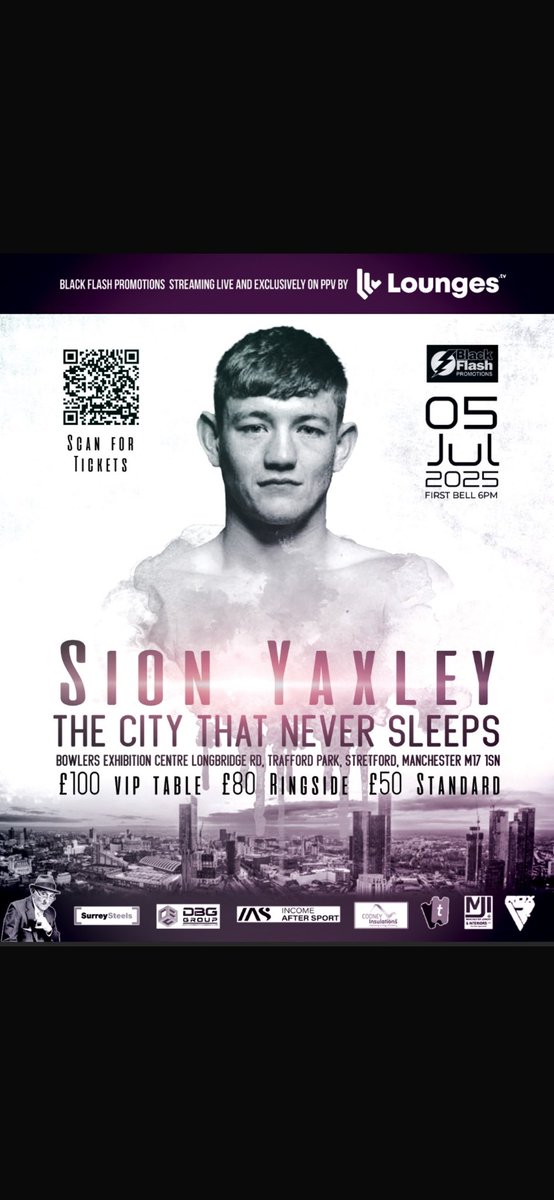 🚨The Yax is back🚨

🗓️5th July

📍Bowlers Exhibition Centre, Manchester

Again all the support I could get would mean the world to me, so for anyone who needs tickets please get onto me straight away as they are limited and would love a packed out north Wales crowd🏴󠁧󠁢󠁷󠁬󠁳󠁿🐑