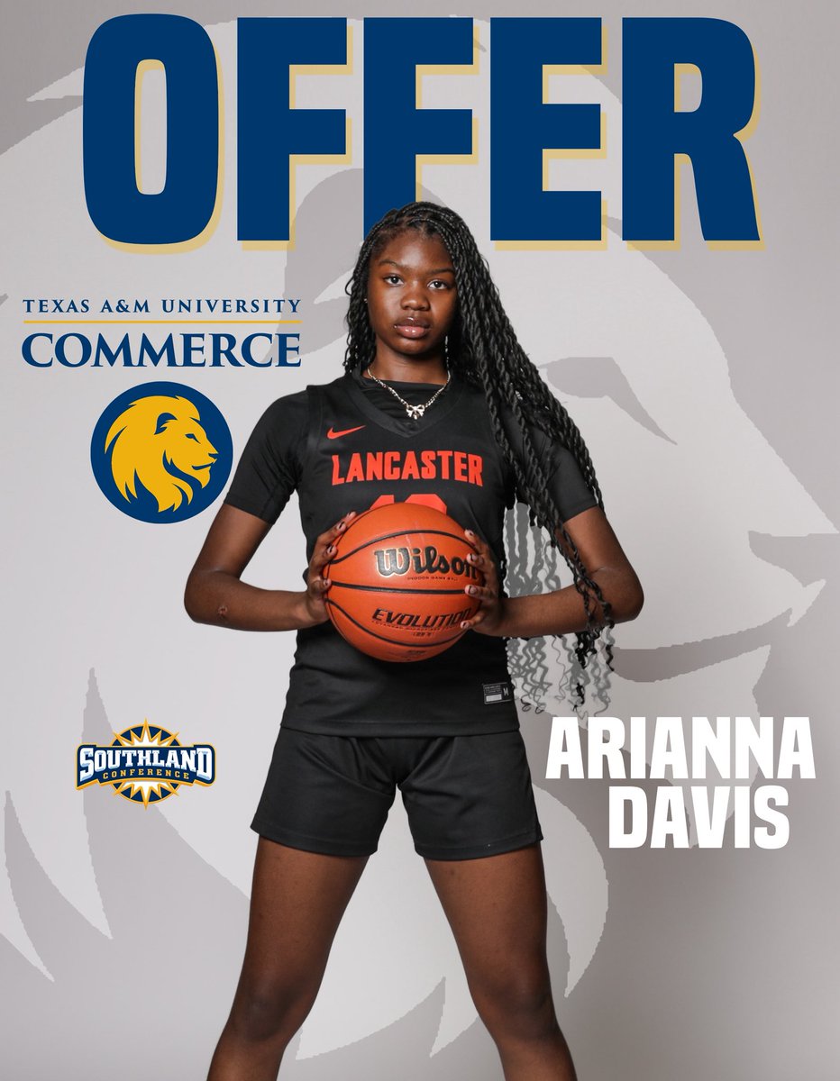 Arianna (@_ariannadavis10) on Twitter photo After a great conversation with Coach Val, I'm blessed to receive another offer from <a href="/Lion_WBB/">East Texas A&M WBB</a>. Thank you for believing in me!! After a great conversation with Coach Val, I'm blessed to receive another offer from <a href="/Lion_WBB/">East Texas A&M WBB</a>. Thank you for believing in me!!