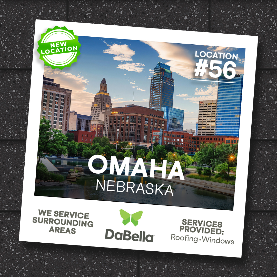 📍In Case You Missed It – We’re excited to share that DaBella has officially opened a new location in Omaha, Nebraska!

#DaBellaDifference #Omaha #HomeImprovement #ExteriorExperts
