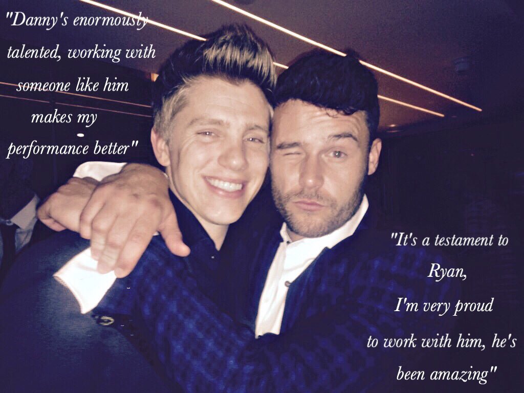 PixelNicki's tweet photo. These two have always had so much respect for each other 🥰
The chemistry and talent was there from day one 💙

#robron 
#emmerdale https://t.co/StqiJIQvEZ