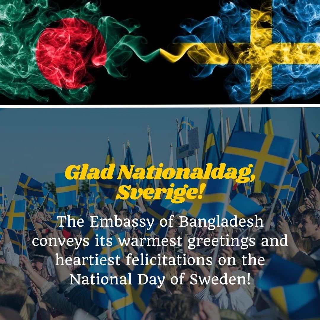 Embassy of Bangladesh, Sweden tweet media