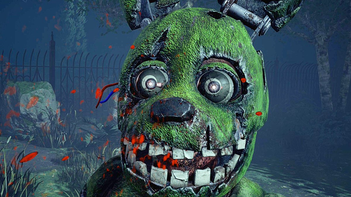 Every time when I see this rabbit animatronic killing someone like this I usually run fast I can so he wouldn’t kill me at all…