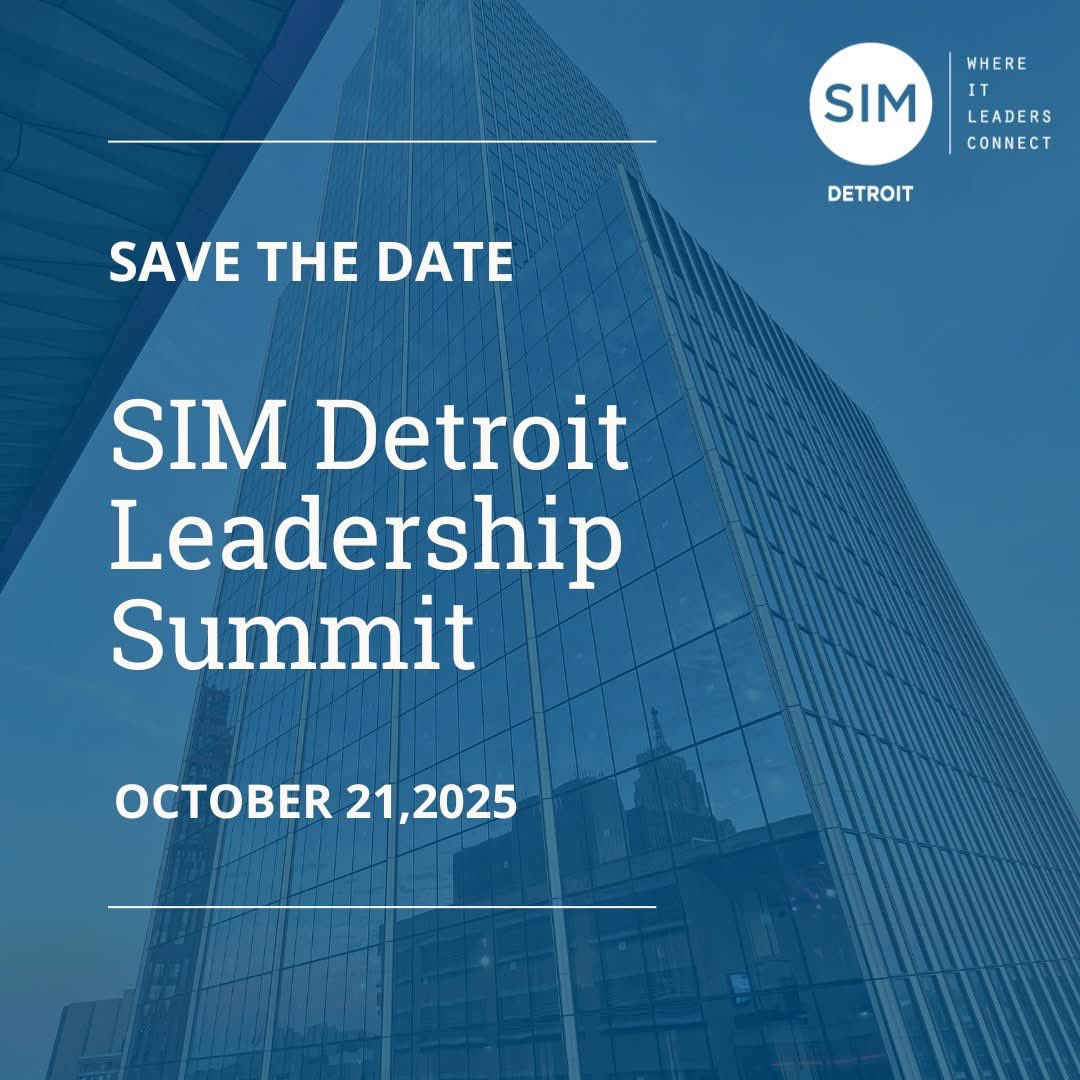 If you’re not in the room with key technology leaders, you’re missing the conversation that shapes the future.

🔗 simdetroitsummit.com

#Detroit #SIMDetroit #BetterTogether