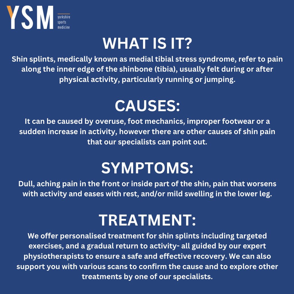 Shin splints is often caused by overuse, or suddenly increasing your activity level. However there are other causes to shin splints and our specialist doctors and physios  can help you with expert advice and a tailored treatment plan to get you back on your feet.