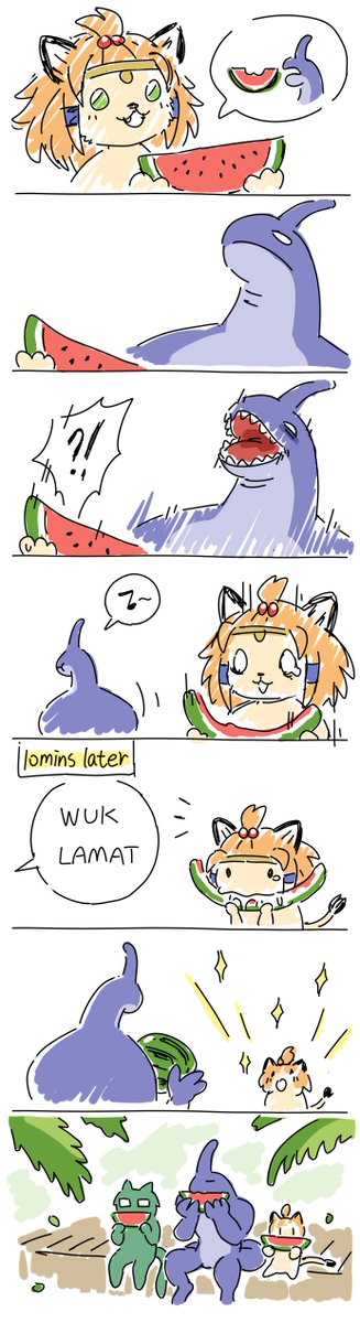 🐱🦎🐱
🍉🍉🍉
