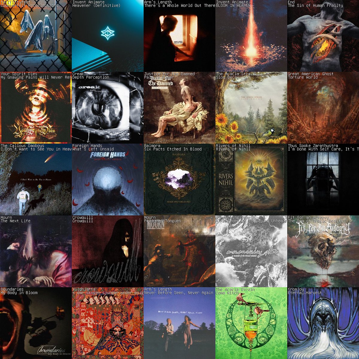 Another Friday, another weekly 5x5