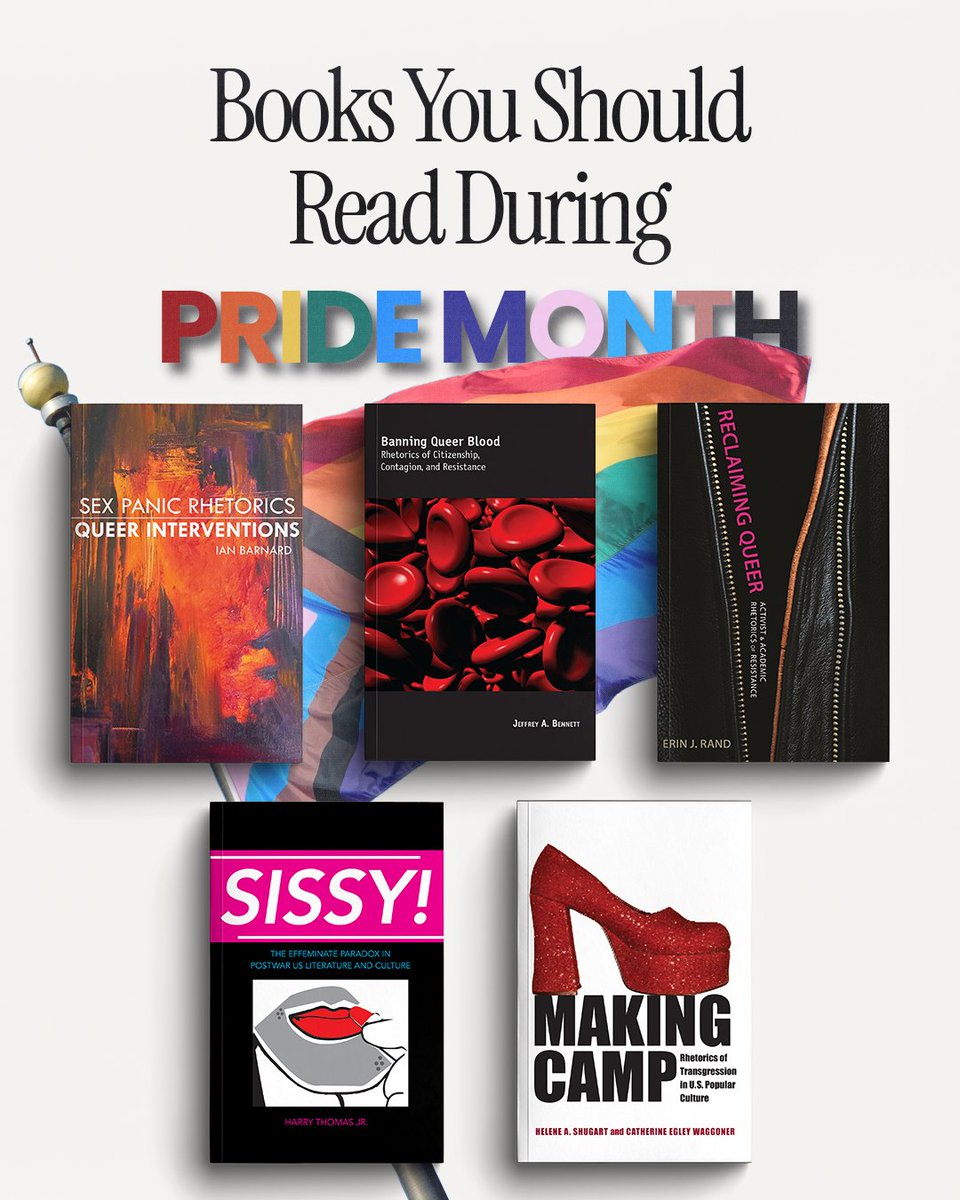 UnivofALPress's tweet image. 🌈 Celebrate Pride Month with books that inspire, challenge, and uplift.
📚 Explore our LGBTQ+ reading list + blog posts featuring our authors and titles. These are perfect reads for June and beyond!
📖 See the list: tinyurl.com/ys9j5v42
#PrideMonth #ReadWithPride #Books