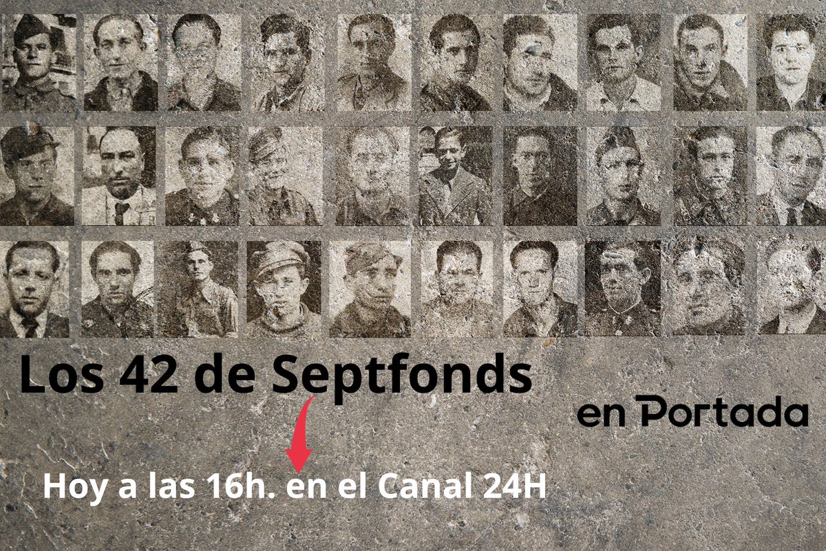 En Portada (@enportada_tve) on Twitter photo Una historia de búsquedas. Eran soldados del bando republicano que desaparecieron después de la guerra y hasta hoy sus familiares no sabían de ellos. En algún caso ni sabían que existían.
Hoy en el #Canal24h se emite este documental de <a href="/fatimahdezr/">Fátima Hernández</a> y <a href="/abarrososanz/">ángel barroso</a> 👇👇👇 Una historia de búsquedas. Eran soldados del bando republicano que desaparecieron después de la guerra y hasta hoy sus familiares no sabían de ellos. En algún caso ni sabían que existían.
Hoy en el #Canal24h se emite este documental de <a href="/fatimahdezr/">Fátima Hernández</a> y <a href="/abarrososanz/">ángel barroso</a> 👇👇👇