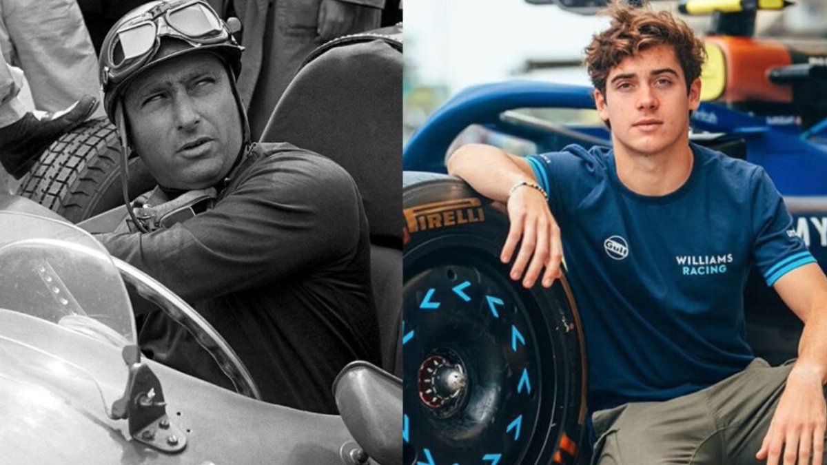 🏁 Hoy <a href="/FrancoColapinto/">franco colapinto</a> debuta en Silverstone, el emblemático circuito de Inglaterra. Allá hace 75 años se corría la primer carrera de la historia de #Formula1 en la que corrió el argentino 5 veces campeón del mundo, Juan Manuel Fangio 🏎
