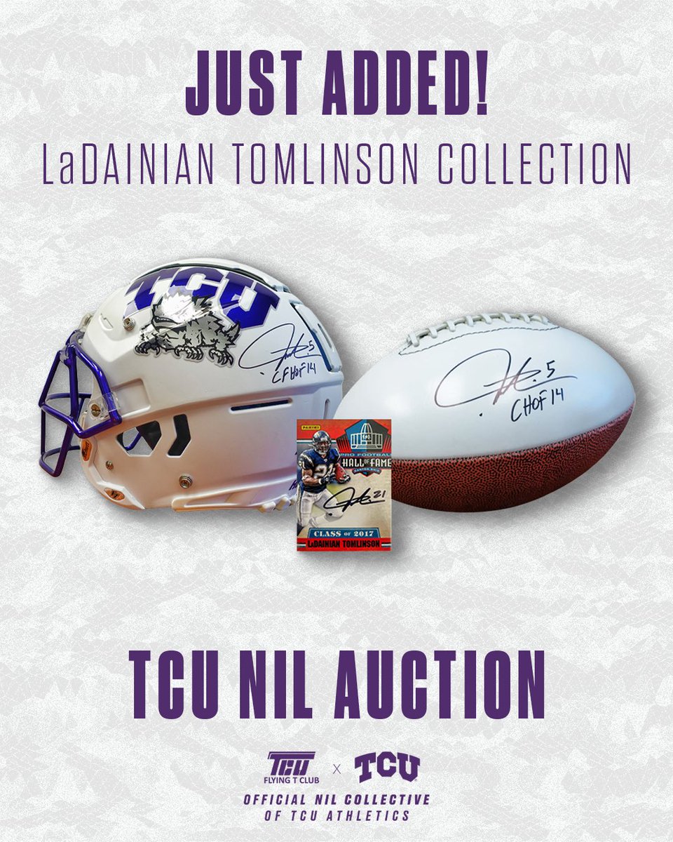 Flying T Club (@flyingtclub) on Twitter photo π₯π JUST DROPPED: LaDainian Tomlinson Signature Collection!
View the entire lineup of exclusive items here: givebutter.com/c/FTCNIL/auctiβ¦
<a href="/LT_21/">LaDainian Tomlinson</a> π₯π JUST DROPPED: LaDainian Tomlinson Signature Collection!
View the entire lineup of exclusive items here: givebutter.com/c/FTCNIL/auctiβ¦
<a href="/LT_21/">LaDainian Tomlinson</a>