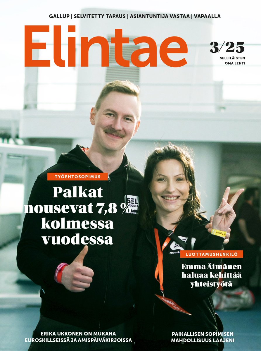 selryfi's tweet photo. Uusi #Elintae on ilmestynyt! Elintakeessa on asiaa uusista työehtosopimuksista ja uudet #palkkataulukot. Lehdessä on juttuja elintarvikealan työpaikoilta, paikallisen sopimisen lakimuutoksista, lomapalkan tarkistamisesta jne. Lue Elintae osoitteesta https://t.co/siwYC9CbRO. https://t.co/7tHqrrrLco