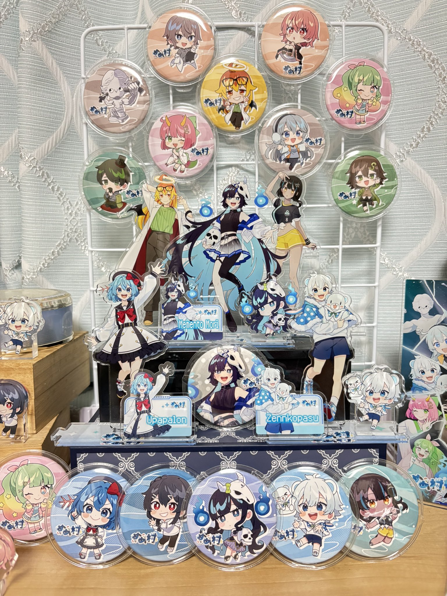 めめ村　缶バッジセットiemon さん2 めめ村 缶バッジセットiemon さん2 めめ村popup ポップアップ