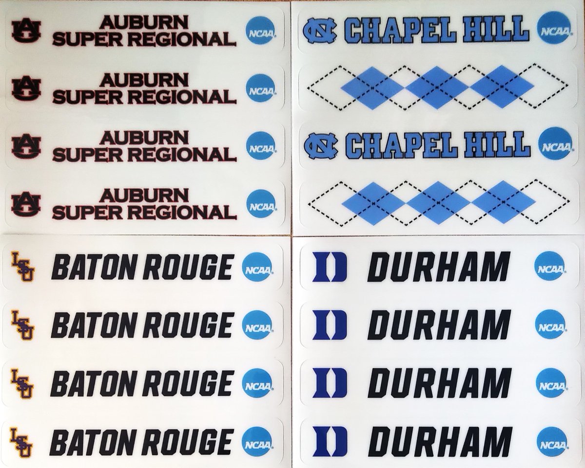 Super Regional base decals.
