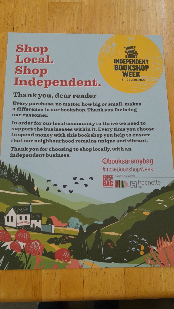 WimbledonBooks's tweet image. It's nearly Independent Bookshop Week - 14-21 June. We appreciate all our customers and hope you continue supporting your local independent bookshop. We look forward to seeing you. 🥰