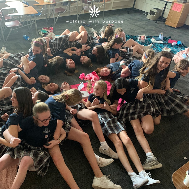 Are your girls seeking authentic friendships? BLAZE offers tangible ways for tween/teen girls to connect with Christ and with one another during/after school, at a parish, or at home. 

We're here to help you get started/plan: shop.walkingwithpurpose.com/collections/bl…