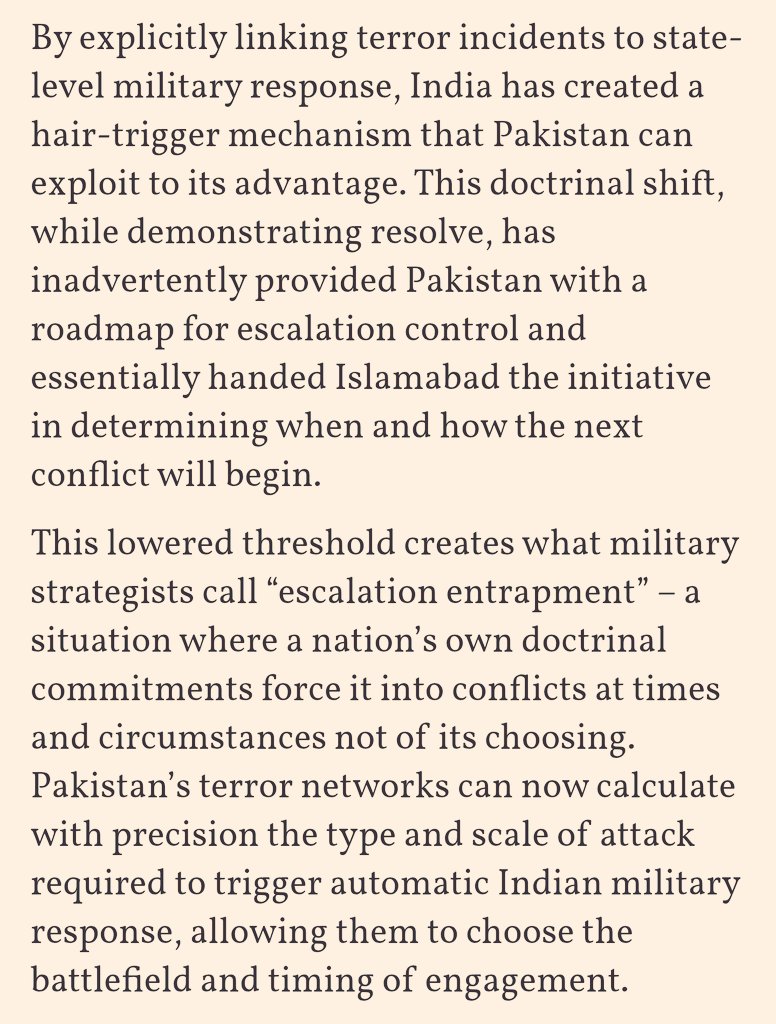 Jayanta Bhattacharya 🇮🇳 (@goldenarcher) on Twitter photo <a href="/PravinSawhney/">Pravin Sawhney</a> Contrary to deterring Pakistan, Maj Gen <a href="/sudhakar_jee/">Maj Gen Sudhakar Jee, VSM (R)</a> says this👇
Full article here: bit.ly/3T5DAyc <a href="/PravinSawhney/">Pravin Sawhney</a> Contrary to deterring Pakistan, Maj Gen <a href="/sudhakar_jee/">Maj Gen Sudhakar Jee, VSM (R)</a> says this👇
Full article here: bit.ly/3T5DAyc
