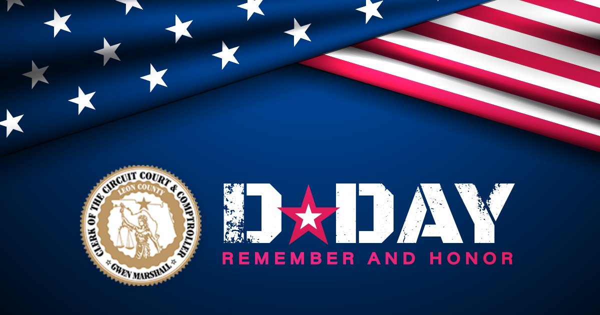 On June 6, 1944, more than 160,000 Allied troops participated in the D-Day landing and the Battle of Normandy, France.

Today, we remember and honor the heroism of those who fought for our freedom.

#FLClerks #DDay