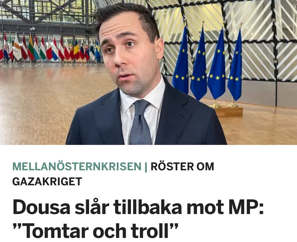 En godtagbar kommentar från en MUF-ordförande. Men absolut inte från en minister av Sveriges regering.

Visa lite anständighet.