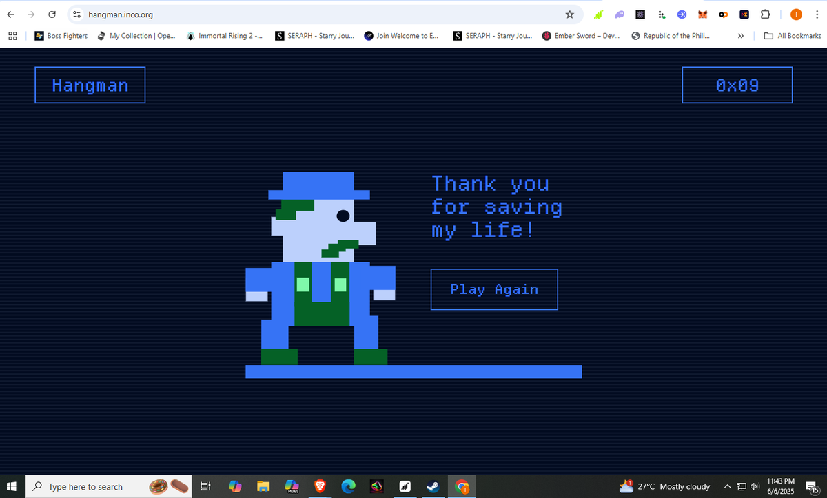 nice game <a href="/inconetwork/">Inco ☁️</a> lets play and save hangman huys!