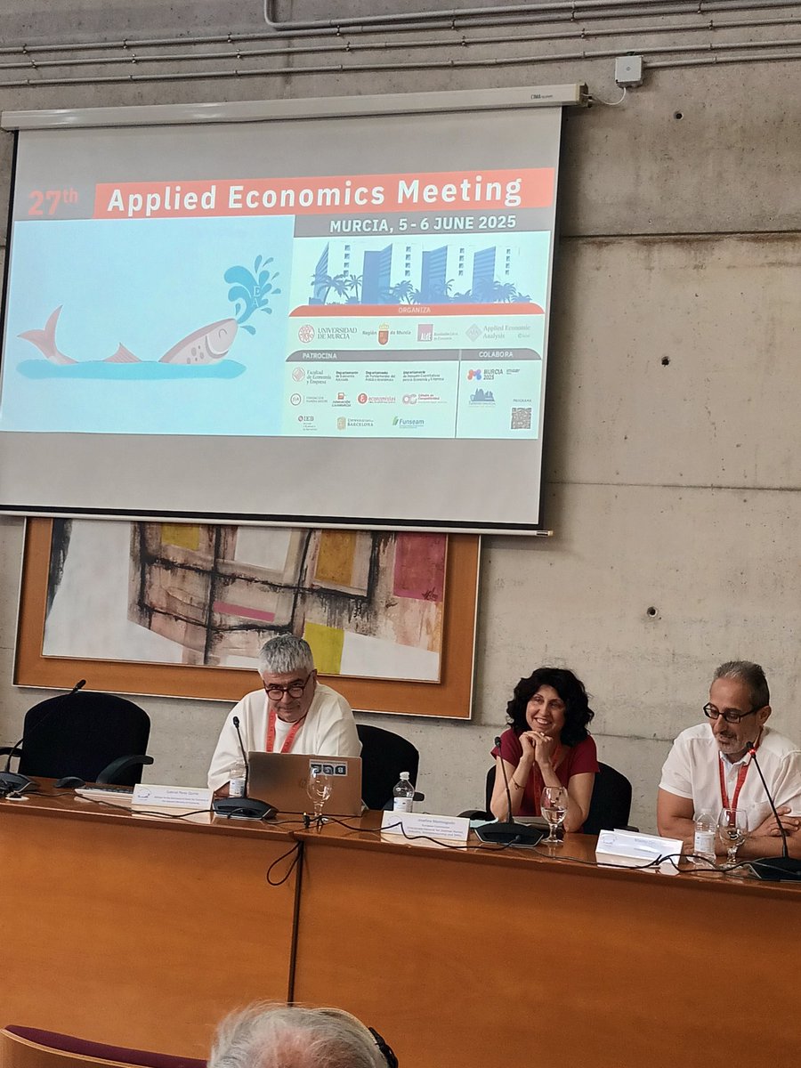 ALDE (@aldeconomia) on Twitter photo The plenary roundtable of the XXVII Applied Econonics Meeting is now taking place at the School of Economics and Business <a href="/EconomicasUMU/">Facultad de Economía y Empresa UMU</a> at <a href="/UMU/">Universidad Murcia</a> with Josefina Monteagudo and Gabriel Pérez Quirós, presented by <a href="/maximo_camacho/">Maximo Camacho</a> The plenary roundtable of the XXVII Applied Econonics Meeting is now taking place at the School of Economics and Business <a href="/EconomicasUMU/">Facultad de Economía y Empresa UMU</a> at <a href="/UMU/">Universidad Murcia</a> with Josefina Monteagudo and Gabriel Pérez Quirós, presented by <a href="/maximo_camacho/">Maximo Camacho</a>
