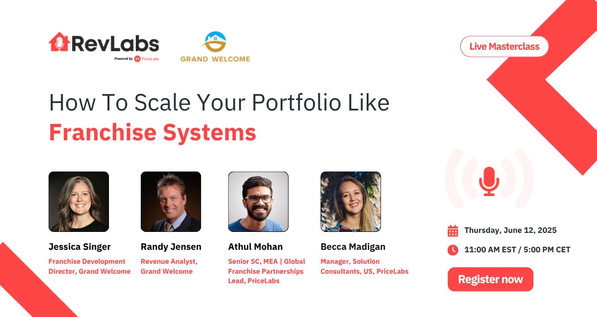 🚨 Scaling a short-term rental business is hard. Scaling it across markets? Even harder. 
We’re not sharing theory—we’re sharing what actually works when you're managing hundreds of listings across different markets. 

Hope to see you there 👇  us02web.zoom.us/webinar/regist…
