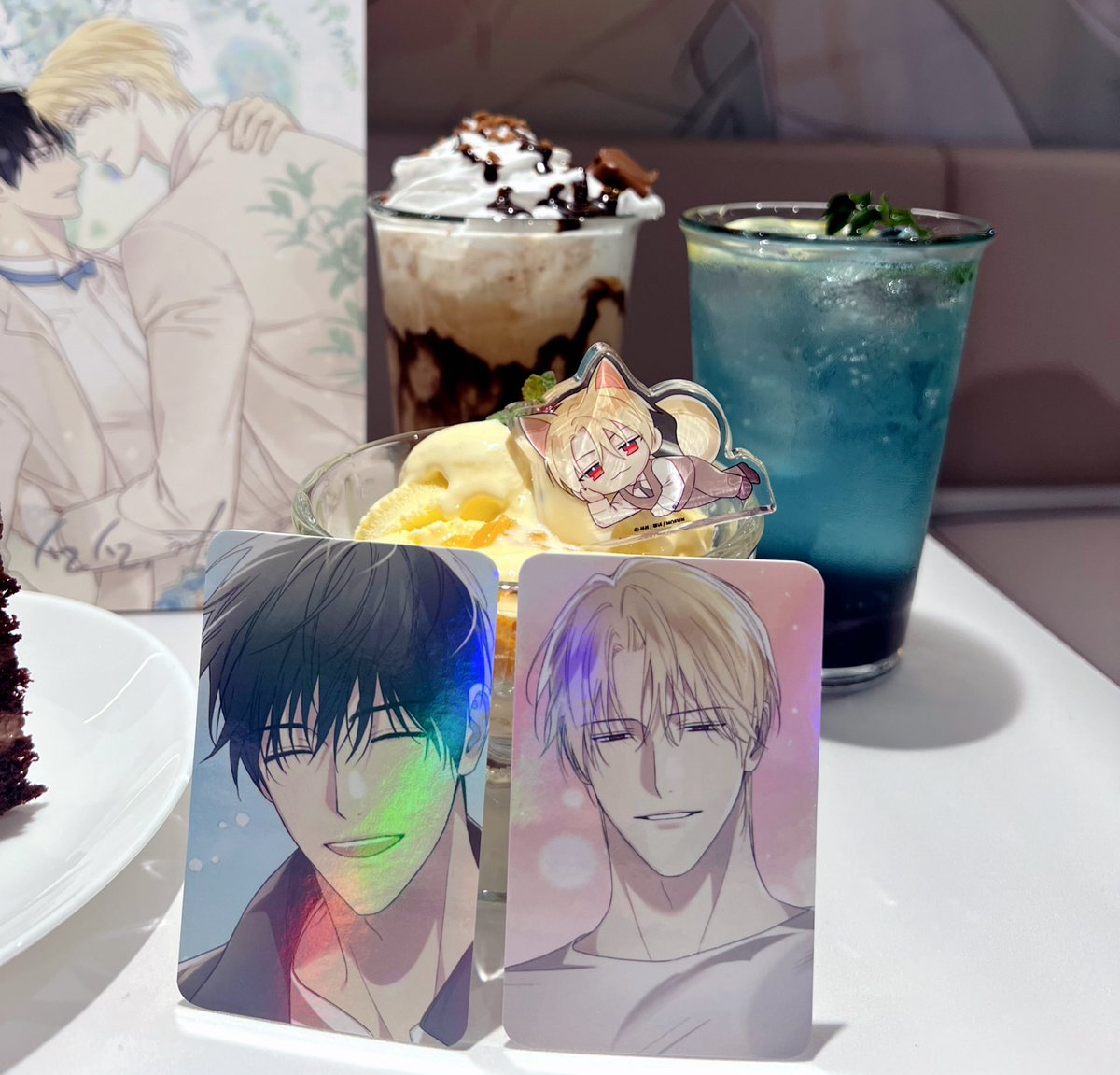 wispymafuyu's tweet photo. °˖➴ 2025.06.06

오래오래 기다리던 콜카~! 친구 덕분에 첫날 방문 할 수 있었어요.^^ 은성태건 봤으니 너무너무 기뻤어요🥺💙 오늘 메뉴가 (물론) 은성태건의 메뉴예요🤍✨

#가이딩해저드 #선선 #청년 #모펀 #콜라보카페 #모펀가이딩해저드후기 https://t.co/PWeWGPfruF