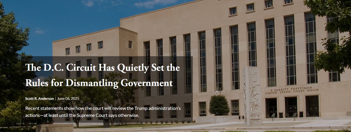 .<a href="/S_R_Anders/">Scott R. Anderson</a> looks across several D.C. Circuit opinions on various U.S. Agency for Global Media and Voice of America suits to piece together a fuller picture of how the court views President Trump's attempt to dismantle the executive branch.