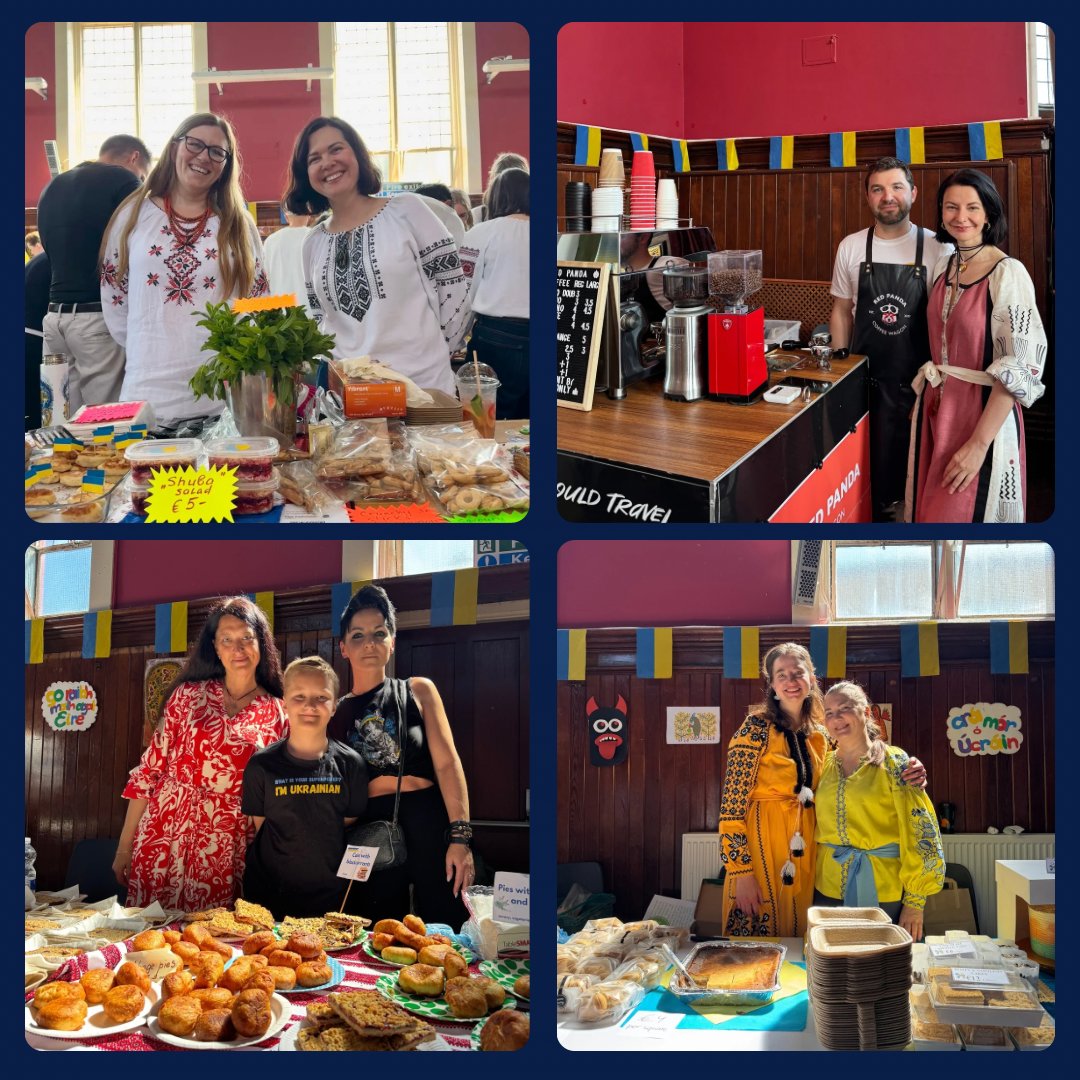 Leleka Foundation 🇺🇦 Лелека-Україна (@leleka_fdn) on Twitter photo The Ukrainians in Dublin just raised €12K at Bake Sale for Ukraine — and donated a third to <a href="/Leleka_FDN/">Leleka Foundation 🇺🇦 Лелека-Україна</a> .
Their first donation came in September 2024, and they’ve now contributed a total of €13K.
This is community in action. Thank you.
#LelekaFoundation #BakeSaleForUkraine The Ukrainians in Dublin just raised €12K at Bake Sale for Ukraine — and donated a third to <a href="/Leleka_FDN/">Leleka Foundation 🇺🇦 Лелека-Україна</a> .
Their first donation came in September 2024, and they’ve now contributed a total of €13K.
This is community in action. Thank you.
#LelekaFoundation #BakeSaleForUkraine
