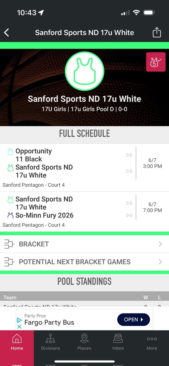 We will be in Sioux Falls this weekend for the Pentagon Hardwood Challenge.
