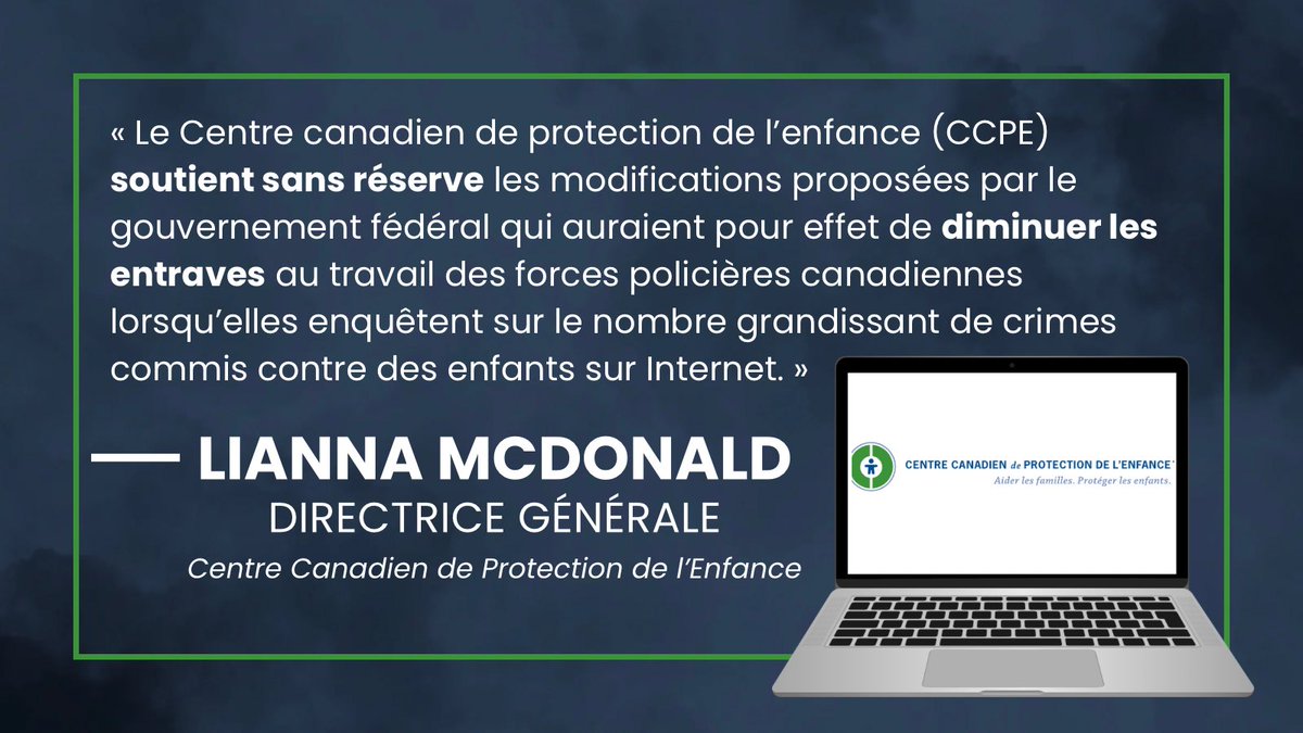 Sean Fraser (@seanfrasermp) on Twitter photo La Loi visant une sécurité rigoureuse à la frontière donnera aux forces de l’ordre les outils pour protéger les Canadiens, en ligne et hors ligne.
Ce projet de loi facilitera le travail des policiers pour protéger les plus vulnérables. Merci à <a href="/CCPEnfance/">Protection Enfance</a> pour votre appui. La Loi visant une sécurité rigoureuse à la frontière donnera aux forces de l’ordre les outils pour protéger les Canadiens, en ligne et hors ligne.
Ce projet de loi facilitera le travail des policiers pour protéger les plus vulnérables. Merci à <a href="/CCPEnfance/">Protection Enfance</a> pour votre appui.