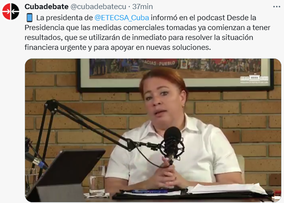 1/6 El podcast fue la peor intervención televisiva de las realizadas hasta ahora. Se entiende que el tarifazo ha desencadenado una crisis política, pero oficialmente se obstinan en presentar como insatisfacción de clientes las reivindicaciones ciudadanas contra la exclusión