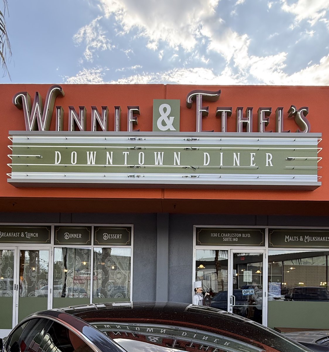 John Curtas (@eatinglasvegas) on Twitter photo Holy comfort food! Winnie & Ethel‘s Downtown Diner is now open for dinner! Your search for a decent meatloaf and toothsome catfish/corn hush puppies is over. 😋🙏
<a href="/EatTalkRepeat/">Eat. Talk. Repeat.</a> Holy comfort food! Winnie & Ethel‘s Downtown Diner is now open for dinner! Your search for a decent meatloaf and toothsome catfish/corn hush puppies is over. 😋🙏
<a href="/EatTalkRepeat/">Eat. Talk. Repeat.</a>