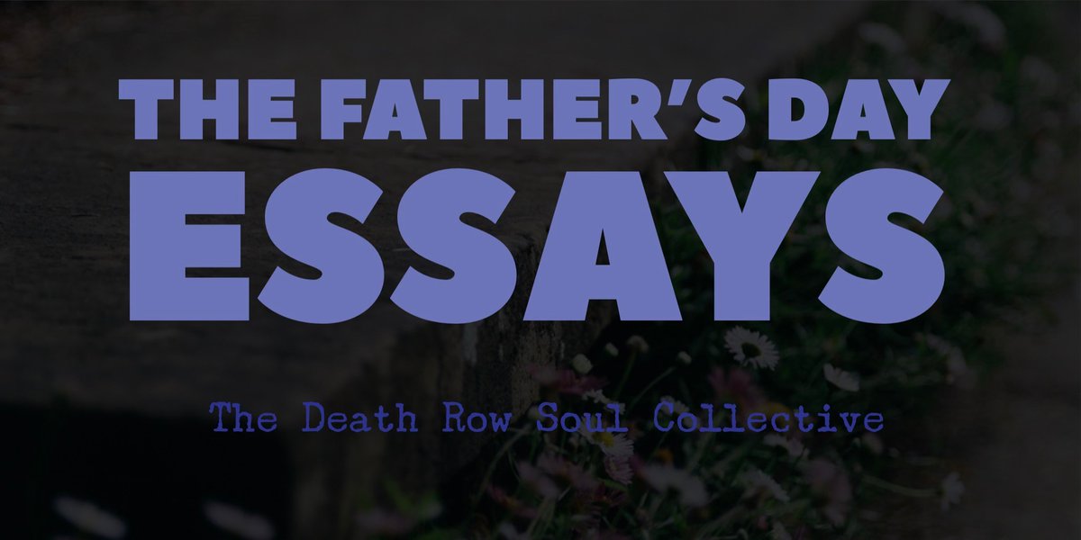 June is the month we honor #Fathers at the Death Row Soul Collective because one day is not enough. Some are incarcerated fathers, others write about their fathers in the free world. Read their poems, essays and reflections on our FB page: facebook.com/TheDRSoulColle…