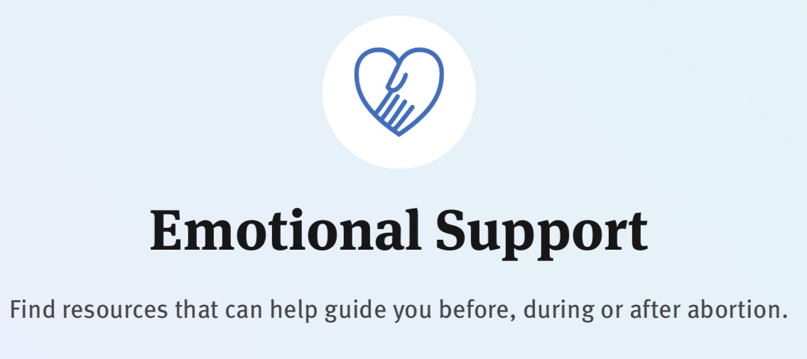 If you need reassurance about your decision to have an abortion or someone to talk through your feelings with, there are real resources ready to support you. 

Because no one should have to navigate this alone: abortionfinder.org/abortion-suppo…